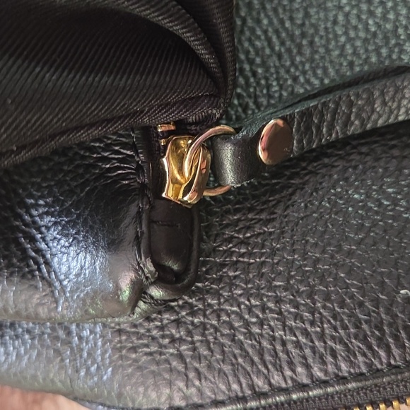 Vera Pelle Black Italian Leather small backpack. Excellent Used Condition. - Picture 12 of 12